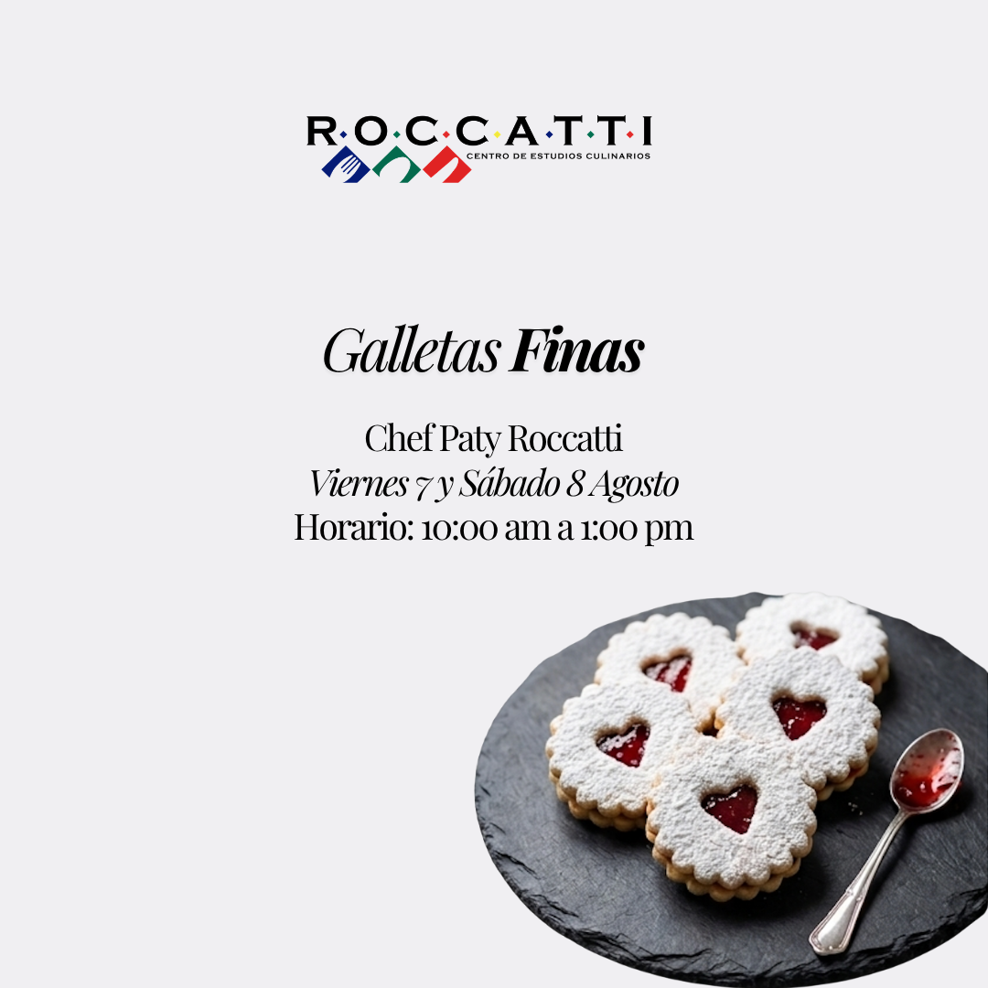 Galletas Finas por la Chef Paty Roccatti