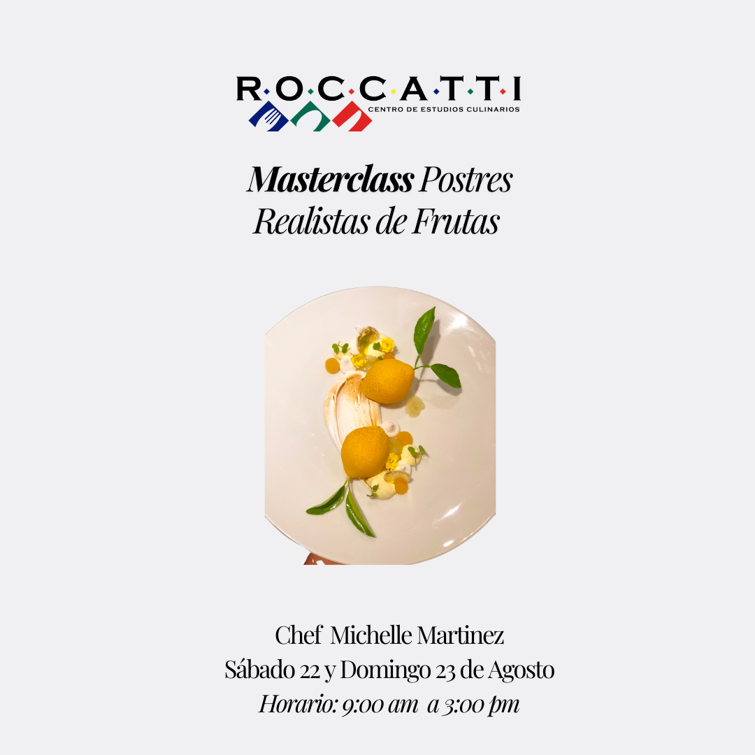 Masterclass Postres Realistas de Frutas